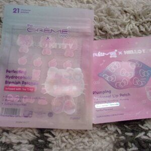 Bundle of Hello Kitty Perfecting Hydrocolloid Blemish Patches & lip patch New